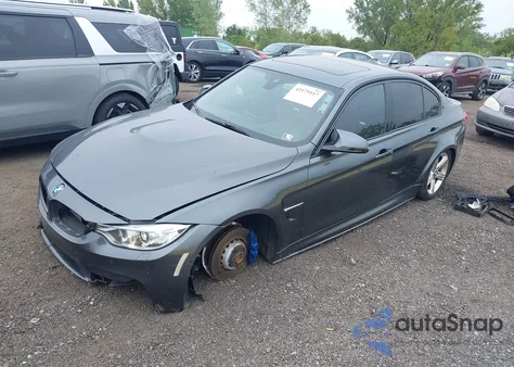 2015 BMW M3 из США, поврежденный, VIN WBS3C9C52FP804860